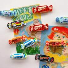 Set de 6 imanes de nevera con forma de dulce - Versátil para la cocina, la oficina y la decoración del hogar - Ideal para regalos de Halloween, Navidad, Acción de Gracias y Día de la Madre (color aleatorio)