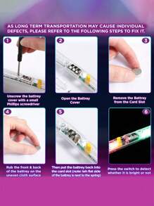 1 Pack Of LED Flash Sticks, Luminous Party Supplies With RGB Lights And 7 Flash Modes, Perfect For Bar, Wedding, Party, Concert, Birthday Gift, Toy And Decoration, Warning Lights For Night Activities - Holiday Accessory, Birthday Party Supplies, Wedding Supplies, Glow In The Dark Party Supplies, LED Light Up Toys, Neon Party Favors, Carnival Birthday Wedding Party Games Gifts Parties., Back To School Valentine Day
