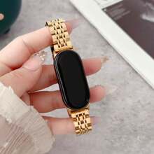Bands For Smart Mi Band 8/9 Bracelet With Link Removal Tool Metal Wristband Strap Compatible With Xiaomi Mi Band 9 Watchband Men Women