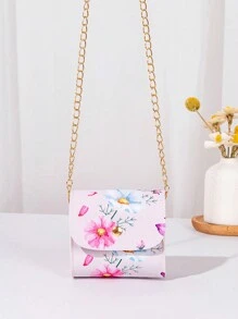 1pc Girls Mini Solid Color Crossbody Bag, Earphone Pouch, Coin Purse, Lipstick Saddle Shoulder Bag, Suitable For Everyday Use, Ideal Gift