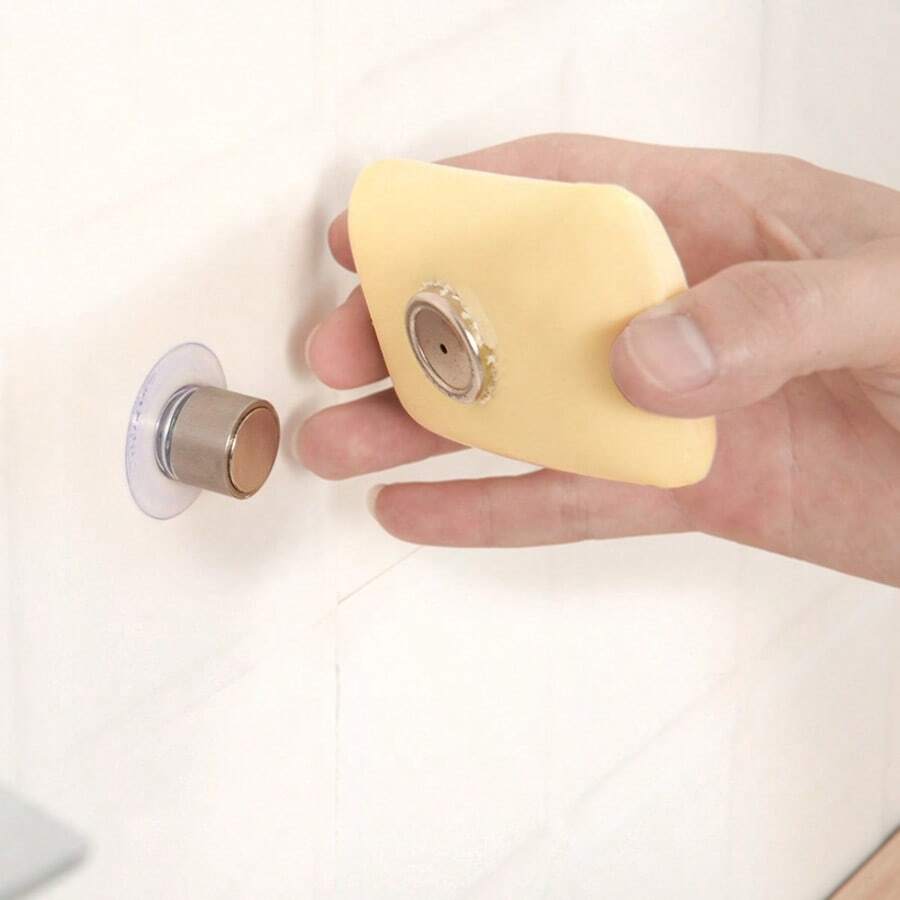 Easy-Install Magnetic Soap Dish - No Drill, Suction Cup Wall Mount For Shower & Kitchen, Quick-Drain Design Stainless Steel Does Not Rust Home Bathroom Decor Fall Decor Back To School