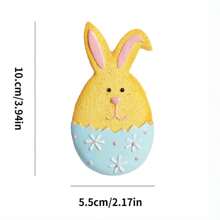 Easter Decorations Gingerbread Bunny Resin Pendant, Home Decor Gift