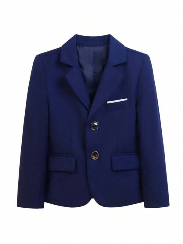 Chaqueta formal de caballero de una sola pieza para niños, chaqueta de traje de alta gama exquisita, adecuada para cumpleaños, Navidad, bodas