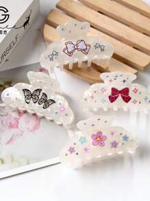 1pc 8cm Hair Claw Clip, Hairpin Headpiece, 2025 New Style