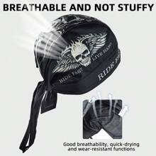 MJMOTO Classic Retro Men's Motorcycle Helmet Balaclava Face Mask Summer Running Cycling Hat Skull Cap Headwrap Face Shield Headband