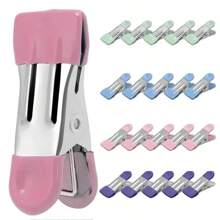 ​Stainless Steel Clothespins Laundry Clothes Pegs With Hook Pants Hanger Portable Hanging Clothes Clips Closet Clothes Organizer