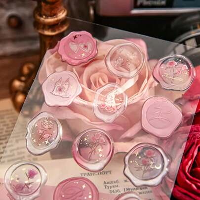 15 adet 3 boyutlu kabartmalı altın folyo mum mühür etiketi, gül çiçeği şeklinde, vintage mum damga etiketleri, kendin yap scrapbooking dekorasyon kırtasiye zarf mühürleri, kendin yap scrapbooking, kart yapımı, davetiyeler, zarf mühürleme, okula dönüş planlayıcısı ve çeşitli tatil hediye paketleme, Sevgililer Günü etiketleri için uygundur.