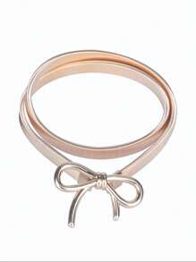 Women's Modal Bow Blogger Metal Elastic Band - 金色 - 查看 4