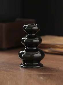 1 件复古陶瓷烛台，简约罗马风格烛台，家居装饰配件，适合烛光晚餐，礼物