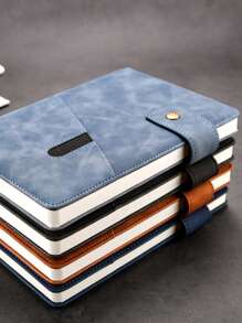 Customization 1PC Classic Business Style A5 Buckle Imitation Leather Notebook Wear-Resistant Stain-Resistant Thickened Paper Office School Meeting Records Class Notes Essential,Multi-Functional,Ornamental,Reusable,Modern,Colorful,Cute,Vintage,Cartoon,Workers,Clients,Students,Children,For Business/Work/Office,For School,School Supplies,Back To School,School Supplies,Back To School,For Office,For School,For Classroom,For Teacher Gifts,For University,For Colleague,For Dorm Rooms,For Teacher,For Boys And Girls,For Teenagers,Junior High School Students,Middle School Students,High School Senior High School Students,College Students,University Students,Freshman,Sophomore,Underclassmen