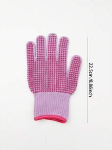 Set de herramientas para el cuidado y peinado del cabello: 6/4/2/1 piezas de peine rizado de silicona con perlas de doble/un solo lado, rizador, plancha de pelo, guantes resistentes al calor