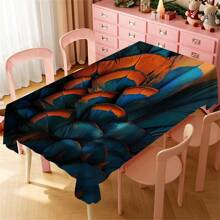 Multi-Functional Polyester Tablecloth - Colorful Patterns, Waterproof And Stain-Resistant, Easy To Clean For Indoor/Outdoor Use - Ideal For Picnics, Parties, Restaurants, Home Decor, And Gift-Giving - Multicolor - View 28
