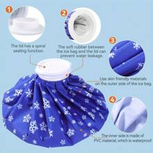 Ice Bag[6", 9" &11" ] Hot And Cold Reusable Ice Bag, Elastic Breathable Support Wrap,Relief Heat Pack Reusable For Knee Head Leg/Perfect Gift For Birthday/Christmas, For Fishing/Camping/Travel(For Hot Is 50-60℃)