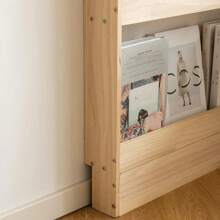 Estantería de pared de madera para libros, estantería para libros, estantería para habitaciones infantiles, estantes de pared para la sala de estar, habitación infantil, dormitorio