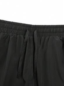 Pantalones cortos deportivos de color liso para primavera/verano, antideslizantes, con doble capa, para pareja/unisex, para correr, actividades al aire libre, gimnasio, de ajuste holgado y livianos, diseño casual