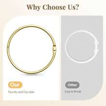 10Pcs/30Pcs/50Pcs Curtain Rings, Shower Curtain Rings, Shower Curtain Hooks Rust-Proof Curtain Shower Rings, Smooth Sliding Metal Gold Shower Hooks For Metal Shower Curtains And Rods - Multicolor - View 5