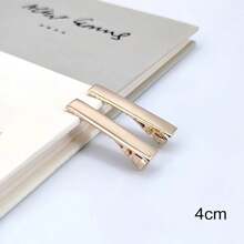Alligator Hair Duckbill 4.0 Cm 50 Units Wholesale - Vàng - Xem 6
