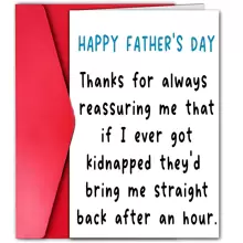 1PC Fun And Creative Father's Day Greeting Card, Suitable For Family And Friends, Cartoon Design, Paper Material, Father's Day Gift,Back To School,School Supplies - Multicolor - View 8