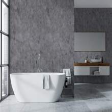 1Roll Concrete Wallpaper 15.7 In X 196.8/118 /39.3in Peel And Stick Vinyl Cement Concrete Contact Paper For Walls Cabinets Waterproof Removable Textured Wallpaper Bedroom Living Room Bathroom Background Wall Home Decoration Wall Stickers DIY Easy To Install Room Decor Wall Decor Bathroom Decor Bedroom Decor Room Decoration Stuff Living Room Decor House Decor Home Decor Living Room Wall Paper