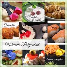 La Croquetera Pack utensilio multiusos con 4 moldes intercambiables color pistacho + 20 bandejas de conservación - La croquetera: patentado y fabricado en España. Envío gratias en 24/72h