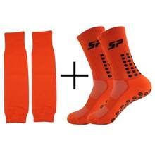 2 Pairs Professional Non-Slip Football Socks, Unisex Sports Socks With Silicone Bottom For Football, Outdoor Sports, Running, Cycling - Multicolor - View 12