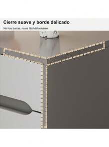 Modernos Zapatera De Madera Organizador Zapatos 4 Puertas - Gris - Ver 8