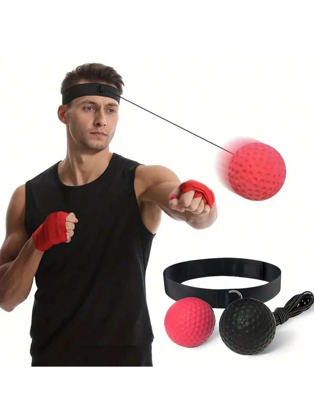 طقم بول التمرين بالملاكمة للبالغين والمراهقين - كر...