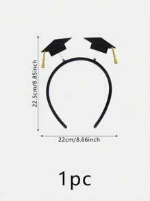 1pc - Graduation Seasonparty Supplies Accessories Graduation Atmosphere Hair Decoration, Photo Prop Headband, Graduation Decorations, Graduation Gifts, Perfect Gift For Family Friends, Classmates