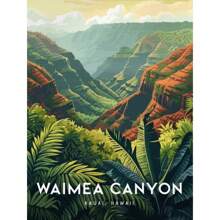 电脑夏威夷拉海纳复古旅行海滩风景帆布画现代房间家居装饰画无框