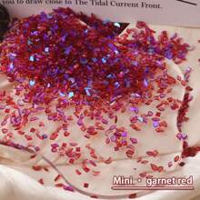 Mini asymmetrische Form Aurora Strass Nail Art Dekoration, kleine Nail Jewelry und Accessoires, super glänzende Nail Zubehör Nägel Nail Charms Nail Gems