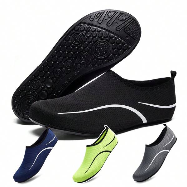 Scarpe da spiaggia da donna, scarpe da immersione antiscivolo per uomo e donna, scarpe da nuoto da esterno con suola morbida e a piedi nudi