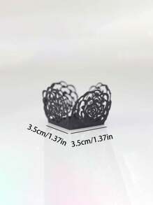 50 Pièces De Papier D'emballage Pour Truffes Doré Rose, Doublure En Papier De Bonbon Et De Cupcake, Doublure De Gâteau Et De Cupcake Carrée, Coupes De Papier Pour La Cuisson Du Chocolat