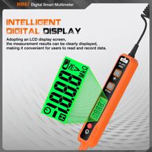 HM67 Intelligent Digital Pen Multimeter, Voltage Measurement, Resistance Measurement, On-Off Detection, Auxiliary Lighting, Automatic Shutdown, Car Battery Inspection - Orange - View 6