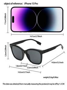 1 Stück Elegante Mode Brille für Damen, geeignet für Outdoor-Aktivitäten, Autofahren, Strand, stilvoll und lässig