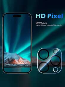 3pcs Camera Lens Protective Film For 16 15 14 13 12 11 Pro Max 12mini 13mini 9H Tempered Glass Scratch Camera Lens Resistant High-Definition Transparent