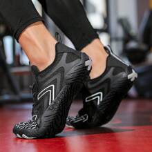 Unisexowe buty do przeprawy przez strumień i uprawiania sportów wodnych, biegania na świeżym powietrzu, jazdy na rowerze, plaży, jogi, fitnessu, kompleksowych butów treningowych - Czarne - Zobacz 3