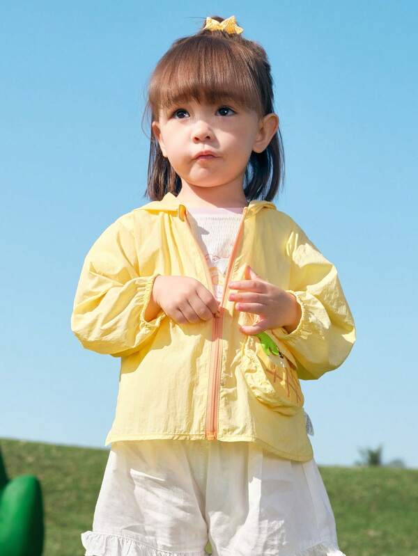 Balabala Baby Hooded Sun Protection Jacket, 2025 Summer Lightweight Outerwear
