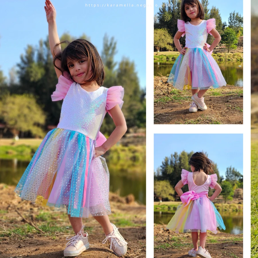 Vestido colorido arcoiris - Multicolor - Ver 1