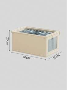 1 buc. Cutie de depozitare pentru fereastra din pânză Oxford, husă de îmbrăcăminte vizibilă, cutie organizatoare din țesătură pentru casă, dimensiune mare pentru organizarea balconului