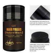 MELAO GZE 头发增强纤维，12g，填充细发或稀疏头发，让头发更丰盈，3 种颜色，适合男性和女性