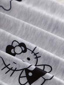 Sanrio Women's Hello Kitty Cartoon Graphic Cute Sleep Pants, Fall, Winter