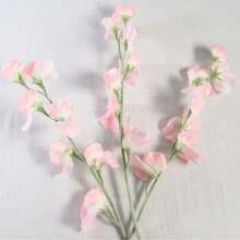 3PCS Artificial Flower Simulation, Real Touch Artificial Sweet Pea Flowers -Artificial Hellebores Flowers Bouquet, Wedding And Engagement Plastic Floral Arrangement, Home Decor Faux Plants, Premium Oxidation Resistant, Long-Lasting, And Delicately Crafted For Wedding Arrangements, Bridal Bouquets, Garden, Yard, And Home Decor - Best Gift For Valentine's Day, Easter, Mother's Day, Father's Day Gifts Birthday Graduation Back To School Room Decor School Supplies - Multicolor - View 11