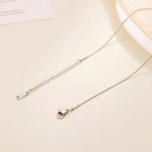 10pcs Adjustable Stainless Steel Snake Bone Chain, Luxury And Fashionable Jewelry Gift For Parties