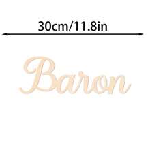 1Pc Custom Name Tag,Seat Cards And Gift Labels For Table Decoration,Wooden Name Tag, Multiple Font Style Options