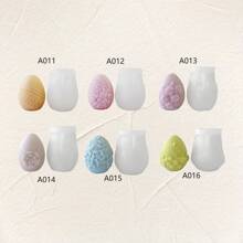 Egg Easter Egg Aromatherapy Candle Silicone Mold - White - View 1