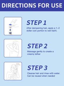 1 Botella de 200ml Champú Reparador Fortalecedor Dove, Fórmula de Reparación con Aminoácidos, Repara el cabello seco, encrespado y con puntas abiertas, deja el cabello suave y brillante, apto para cabello dañado - Azul - Ver 5