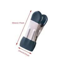 ​Stainless Steel Clothespins Laundry Clothes Pegs With Hook Pants Hanger Portable Hanging Clothes Clips Closet Clothes Organizer
