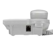 Teléfono con cable con identificador de llamadas, extensión de teléfono fijo pequeña para uso doméstico/oficina/hotel