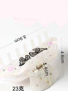 1pc 8cm Hair Claw Clip, Hairpin Headpiece, 2025 New Style