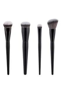 Set de 4 piezas de brochas de maquillaje que incluye brocha para base, brocha de sombra de ojos, brocha para polvo y brocha de contorno, de nuevo estilo